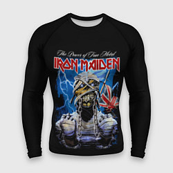 Рашгард мужской Powerslave Iron Maiden - мумия, цвет: 3D-принт