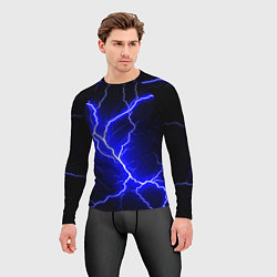 Рашгард мужской Color blue black, цвет: 3D-принт — фото 2