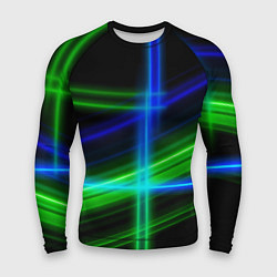 Мужской рашгард Color blue black green