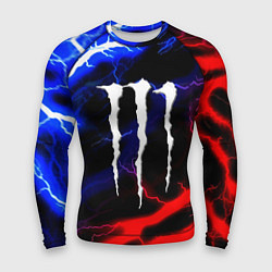 Рашгард мужской Monster energy молнии неон, цвет: 3D-принт
