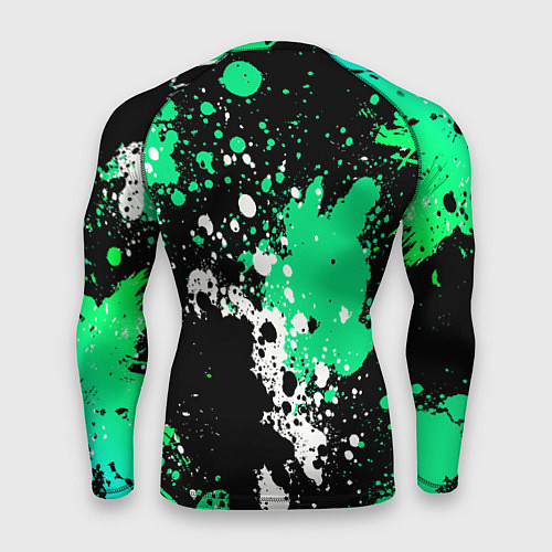 Мужской рашгард Geely на фоне брызг граффити / 3D-принт – фото 2