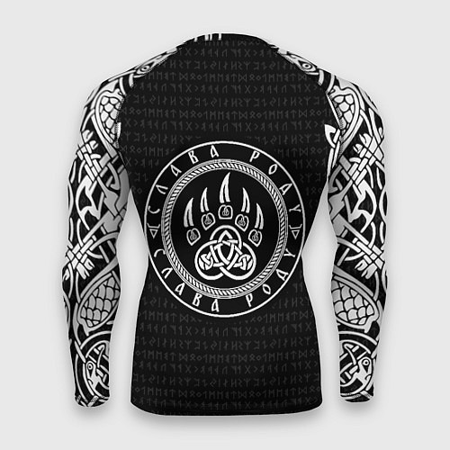 Мужской рашгард Медведь в кельтском стиле и рунах / 3D-принт – фото 2