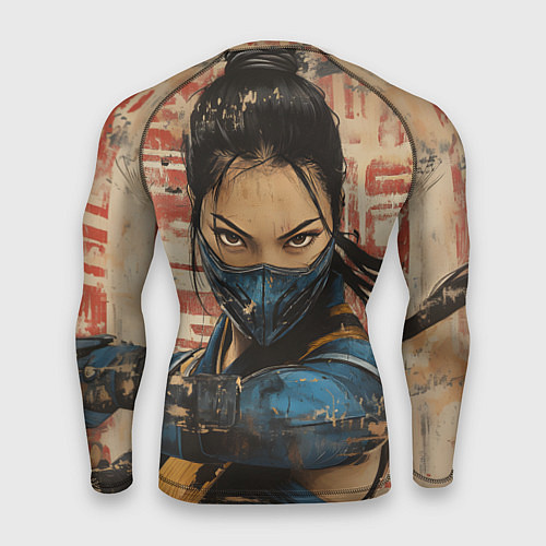 Мужской рашгард Боец Мортал комбат Китана / 3D-принт – фото 2