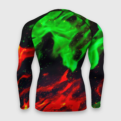Мужской рашгард Monster energy огонь лого / 3D-принт – фото 2