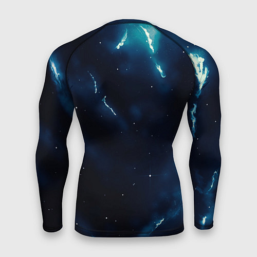 Мужской рашгард Юрий Хой черно-белый портрет с подписью / 3D-принт – фото 2