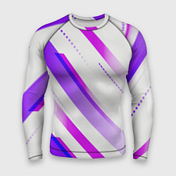 Рашгард мужской Color white pink, цвет: 3D-принт