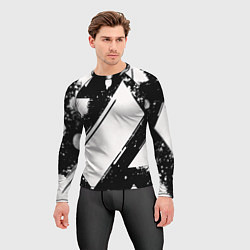 Рашгард мужской Color black white, цвет: 3D-принт — фото 2