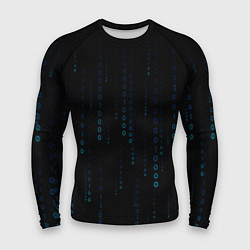 Мужской рашгард Color black blue