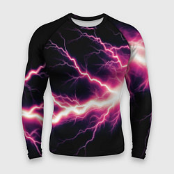 Мужской рашгард Lightning pink