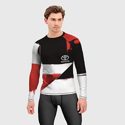 Рашгард мужской Toyota логотип, цвет: 3D-принт — фото 2