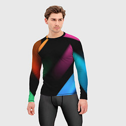 Рашгард мужской Multicoloured, цвет: 3D-принт — фото 2