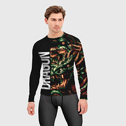 Рашгард мужской Татуировка дракона ирезуми, цвет: 3D-принт — фото 2