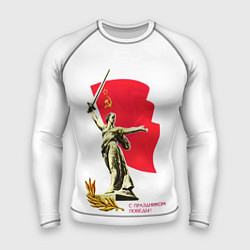 Рашгард мужской Праздник победы, цвет: 3D-принт
