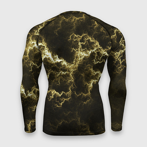 Мужской рашгард Lightning yellow / 3D-принт – фото 2