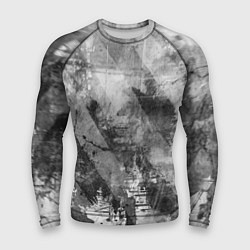 Мужской рашгард Абстракция - atomic gray