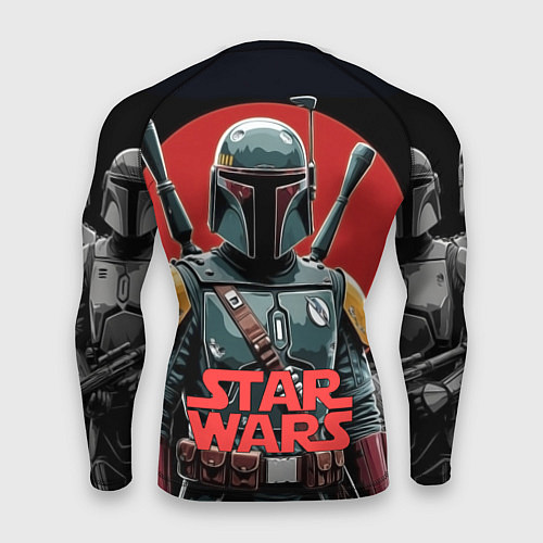 Мужской рашгард Boba Fett звездные войны / 3D-принт – фото 2