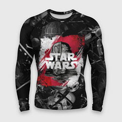 Рашгард мужской Звездные войны патерн с героями, цвет: 3D-принт