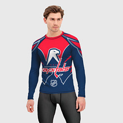 Рашгард мужской Washington Capitals NHL, цвет: 3D-принт — фото 2