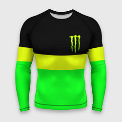 Рашгард мужской Monster energy полосы, цвет: 3D-принт