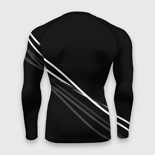 Мужской рашгард Haval чёрный с полосами / 3D-принт – фото 2