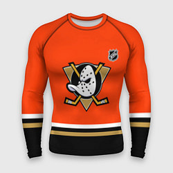 Рашгард мужской Анахайм Дакс хоккей, цвет: 3D-принт