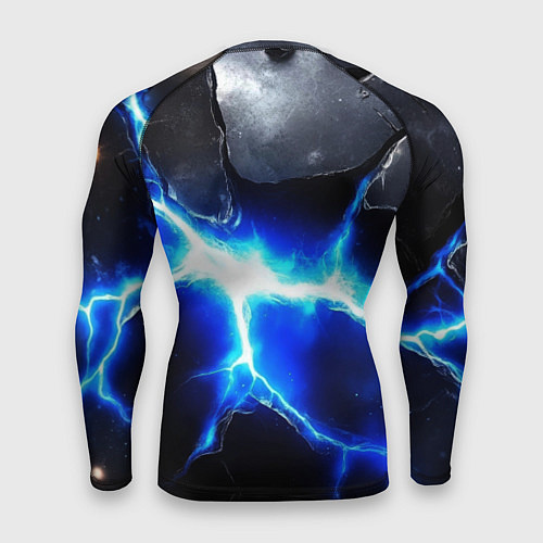 Мужской рашгард ACDC логотип из лавы на молнии / 3D-принт – фото 2