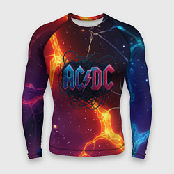 Рашгард мужской ACDC логотип в градиенте, цвет: 3D-принт