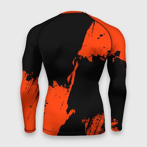 Мужской рашгард Анахайм Дакс - оранжевая краска / 3D-принт – фото 2
