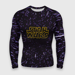 Рашгард мужской Звёздные войны гиперпрыжок глитч, цвет: 3D-принт