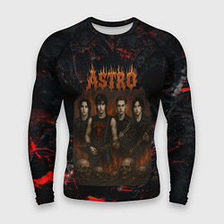 Рашгард мужской Astro в стиле хэви-метал, цвет: 3D-принт