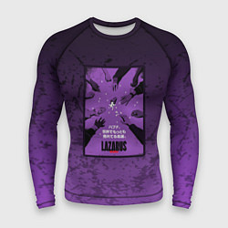 Рашгард мужской Lazarus: Violet Pattern, цвет: 3D-принт