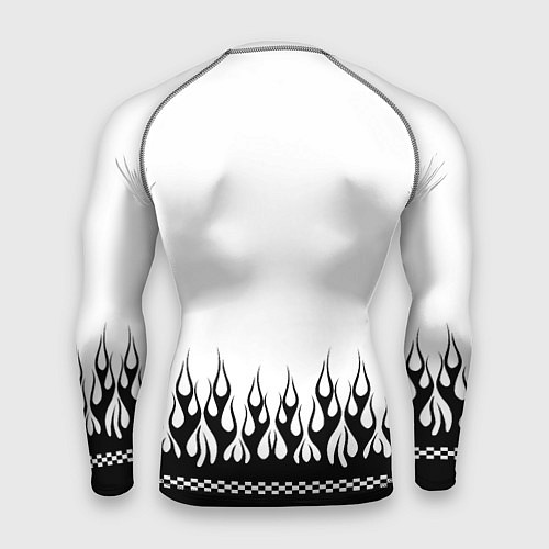 Мужской рашгард Dead white - Bones / 3D-принт – фото 2