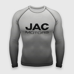 Мужской рашгард Jac motors серый текстурный