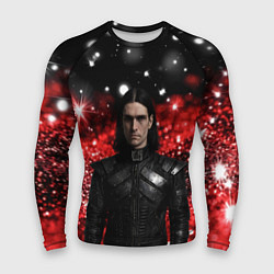 Рашгард мужской Bones в кожаной куртке, цвет: 3D-принт