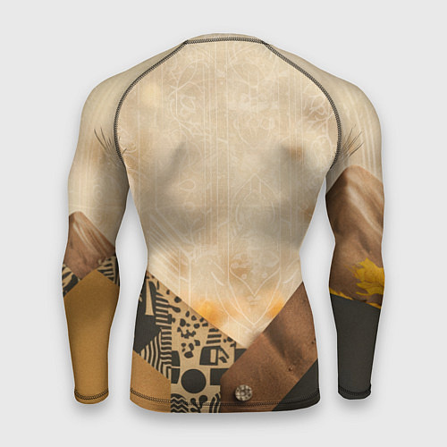 Мужской рашгард Удивительный рыжий лисёнок / 3D-принт – фото 2