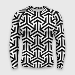 Мужской рашгард Кубическая абстракция