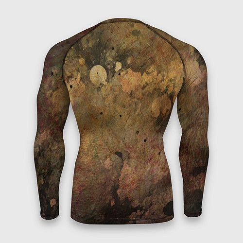 Мужской рашгард Абстракция - dark pink paint spill / 3D-принт – фото 2