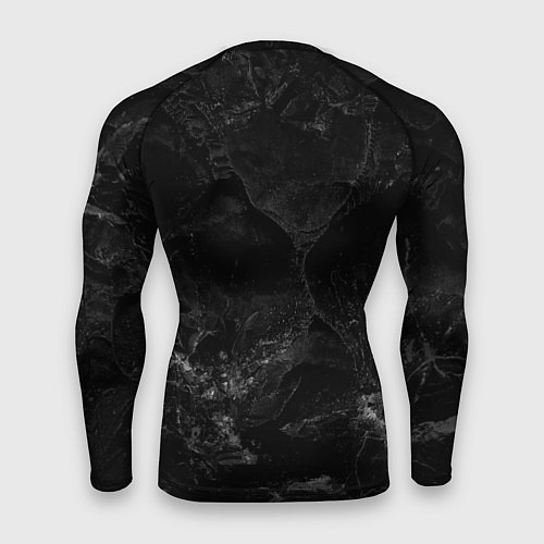 Мужской рашгард Bones сидит на троне из черепов / 3D-принт – фото 2