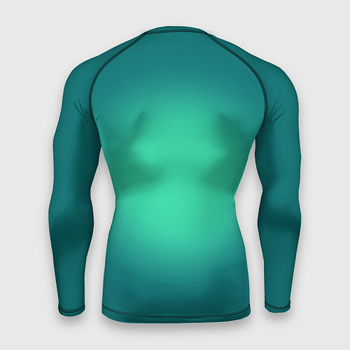 Мужской рашгард Croco cub is a cool skateboarder / 3D-принт – фото 2