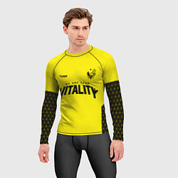 Рашгард мужской Apex - Vitality CS2, цвет: 3D-принт — фото 2
