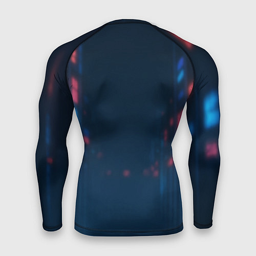 Мужской рашгард Juice WRLD - Неоновый аниме арт / 3D-принт – фото 2