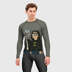 Рашгард мужской КиШ - Рик и Морти, цвет: 3D-принт — фото 2