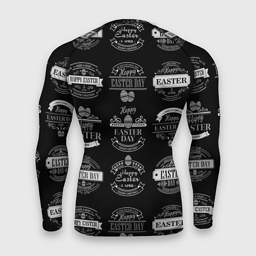 Мужской рашгард Easter holidays / 3D-принт – фото 2