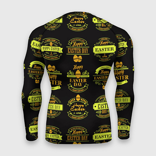 Мужской рашгард Easter holidays / 3D-принт – фото 2