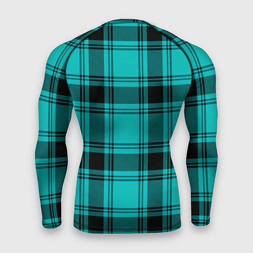 Мужской рашгард Checkered blue / 3D-принт – фото 2
