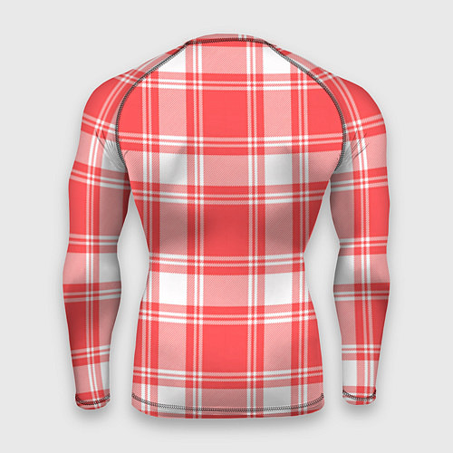 Мужской рашгард Checked red white / 3D-принт – фото 2