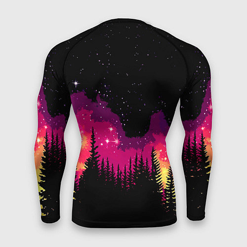 Мужской рашгард Космический кот в очках / 3D-принт – фото 2