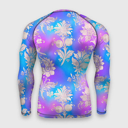 Мужской рашгард Lana Del Rey нарисованная черными линиями / 3D-принт – фото 2