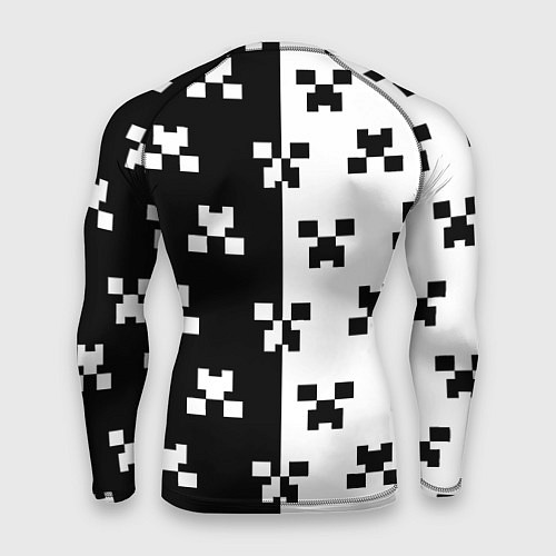 Мужской рашгард Doom x minecraft pattern / 3D-принт – фото 2
