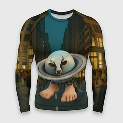 Рашгард мужской Ла Вака Сатурно Сатурнита мем, цвет: 3D-принт